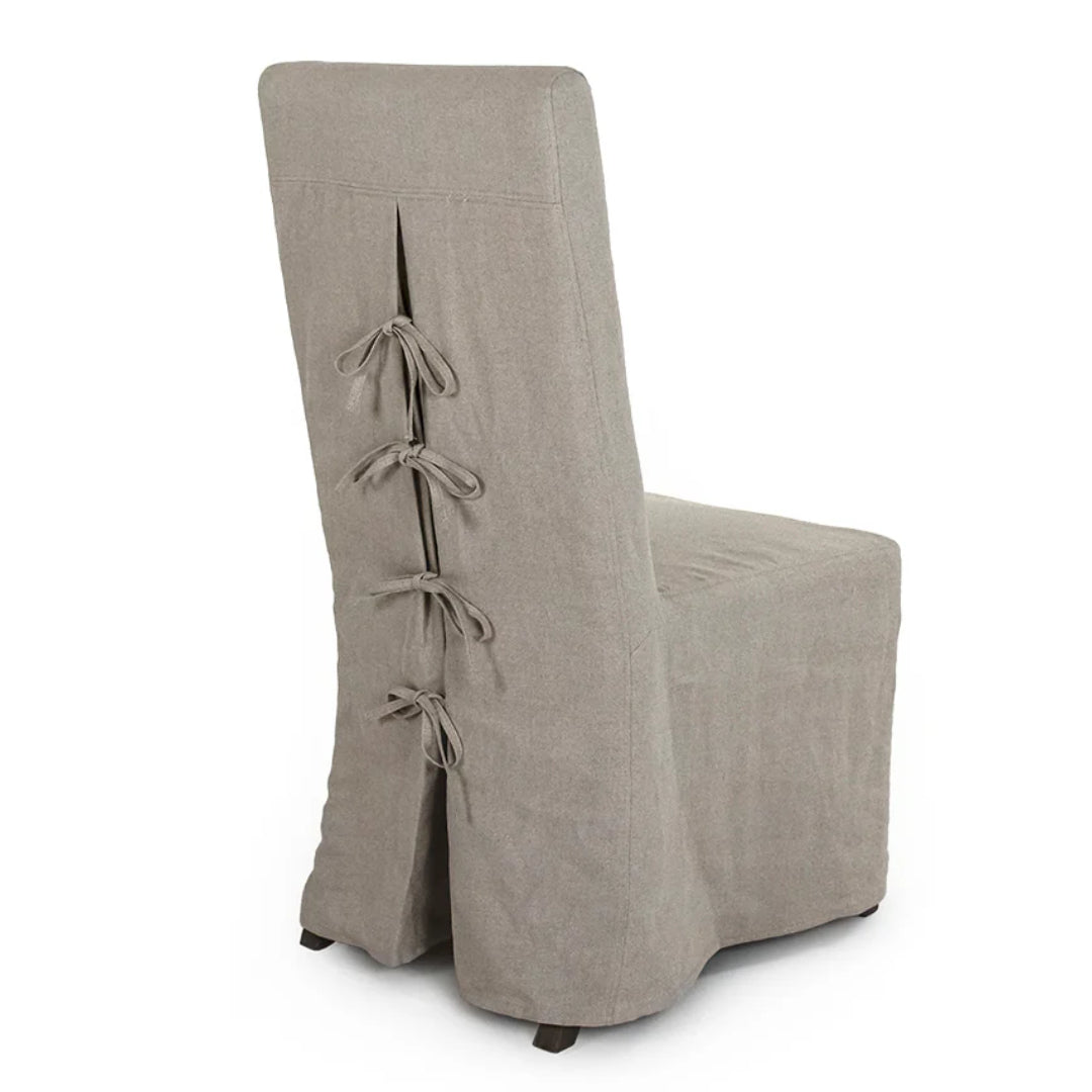 French Cream Natural Side Chair