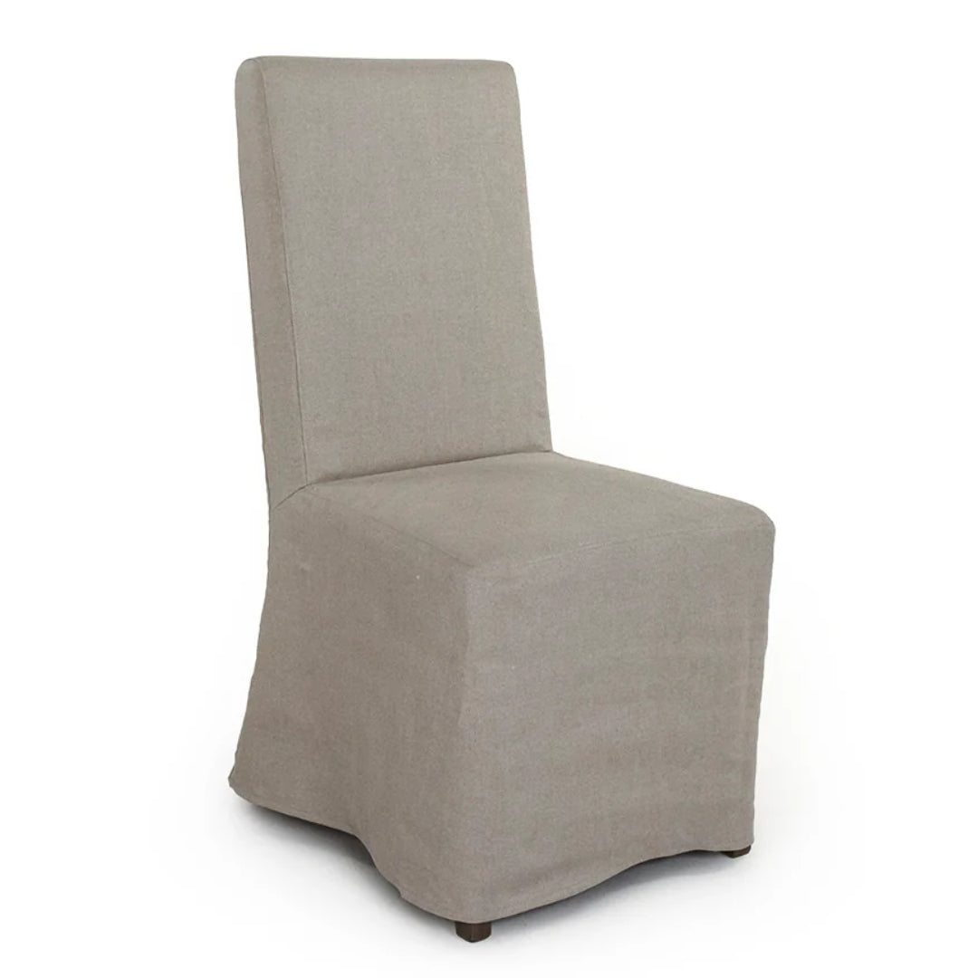 French Cream Natural Side Chair