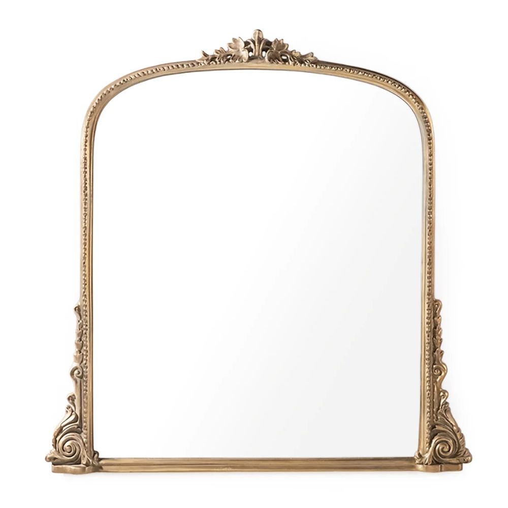 Jules Verne Golden Mantel Mirror