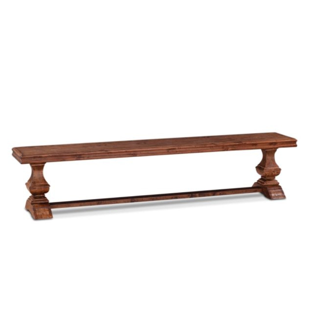 French Earth-Toned Bench