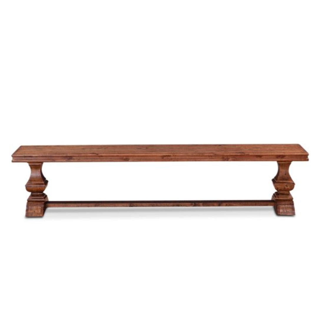 French Earth-Toned Bench