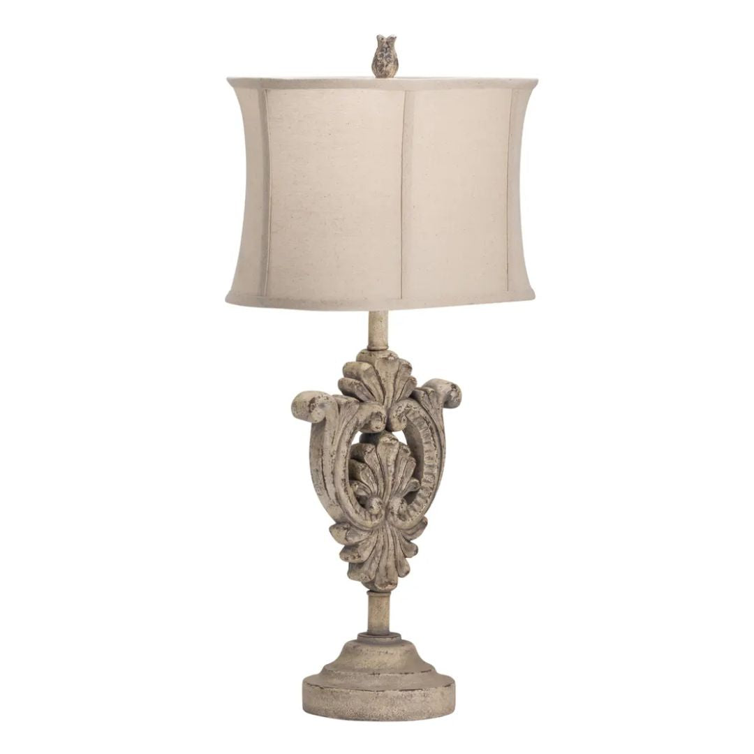 French Fleur de Lis Table Lamp