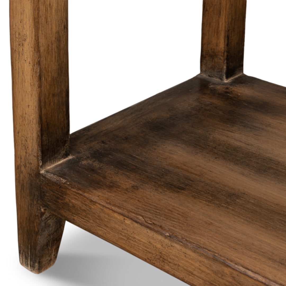 French Walnut Console Table