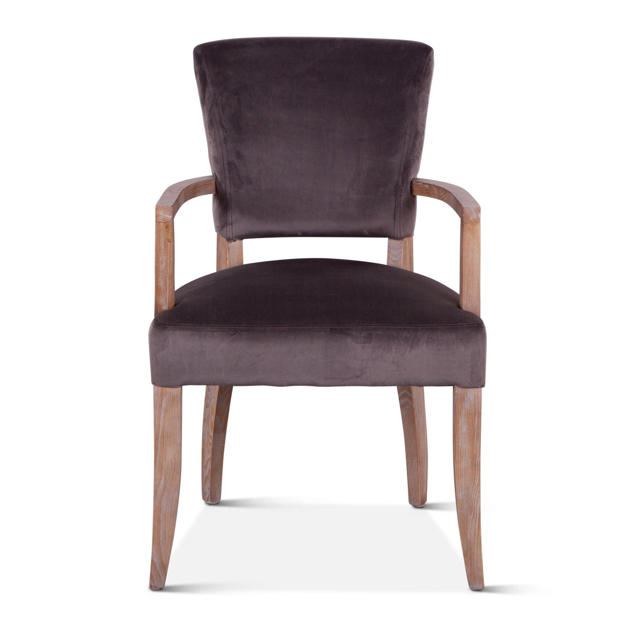 Asphalt Velvet Dining Chair - Set