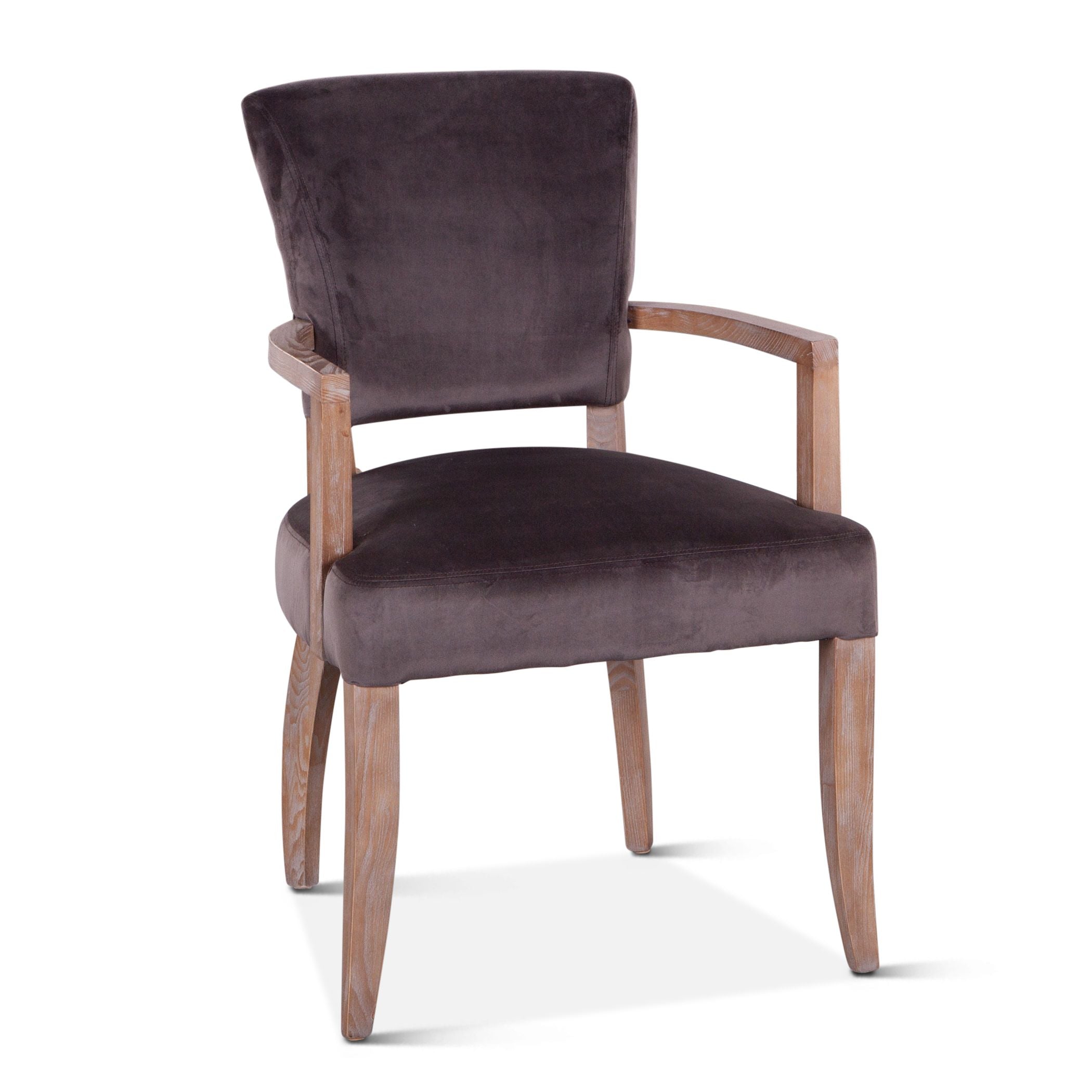 Asphalt Velvet Dining Chair - Set