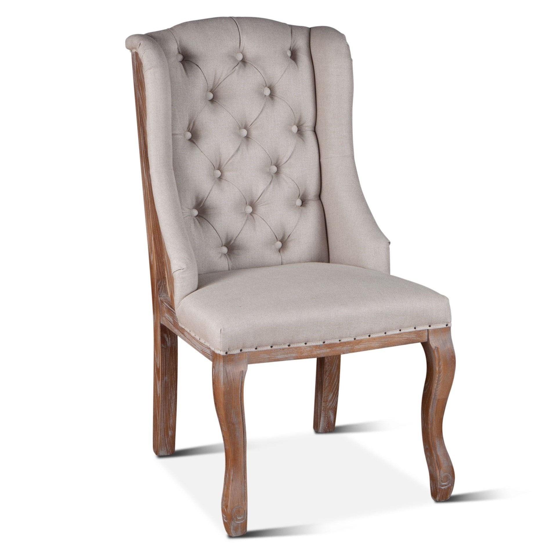 Deconstructed Tufted Dining Chair