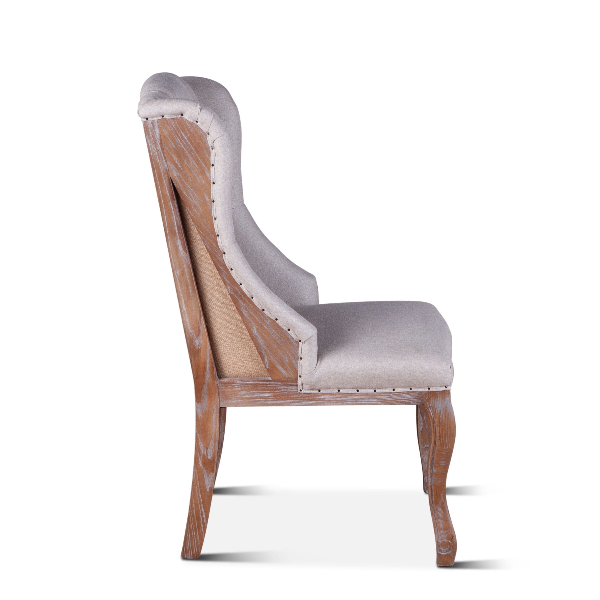 Deconstructed Tufted Dining Chair