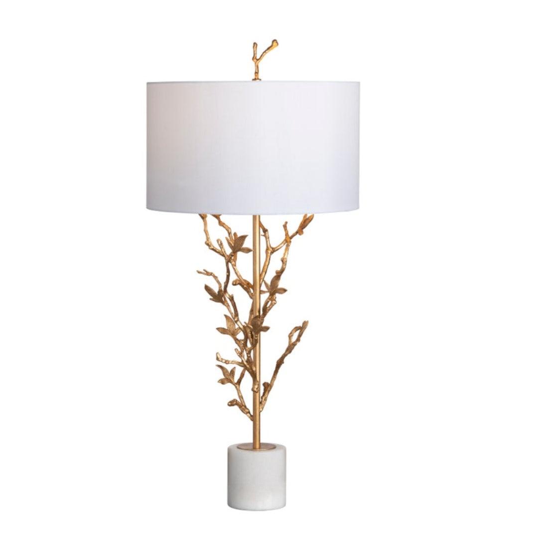 Gold Leaf Branch Table Lamp