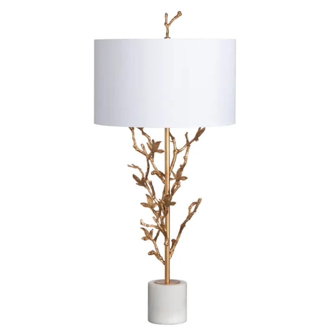 Gold Leaf Branch Table Lamp