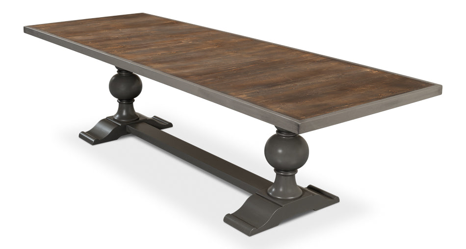 Long Rustic Vancastle Dining Table