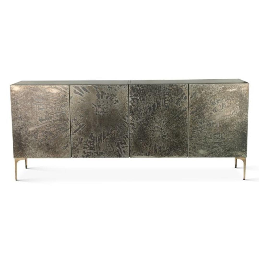 Desert Patina Iron Door Sideboard