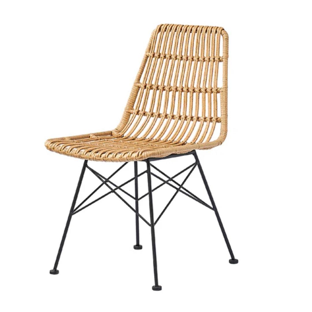 Modern Woven Rattan Dining Chair