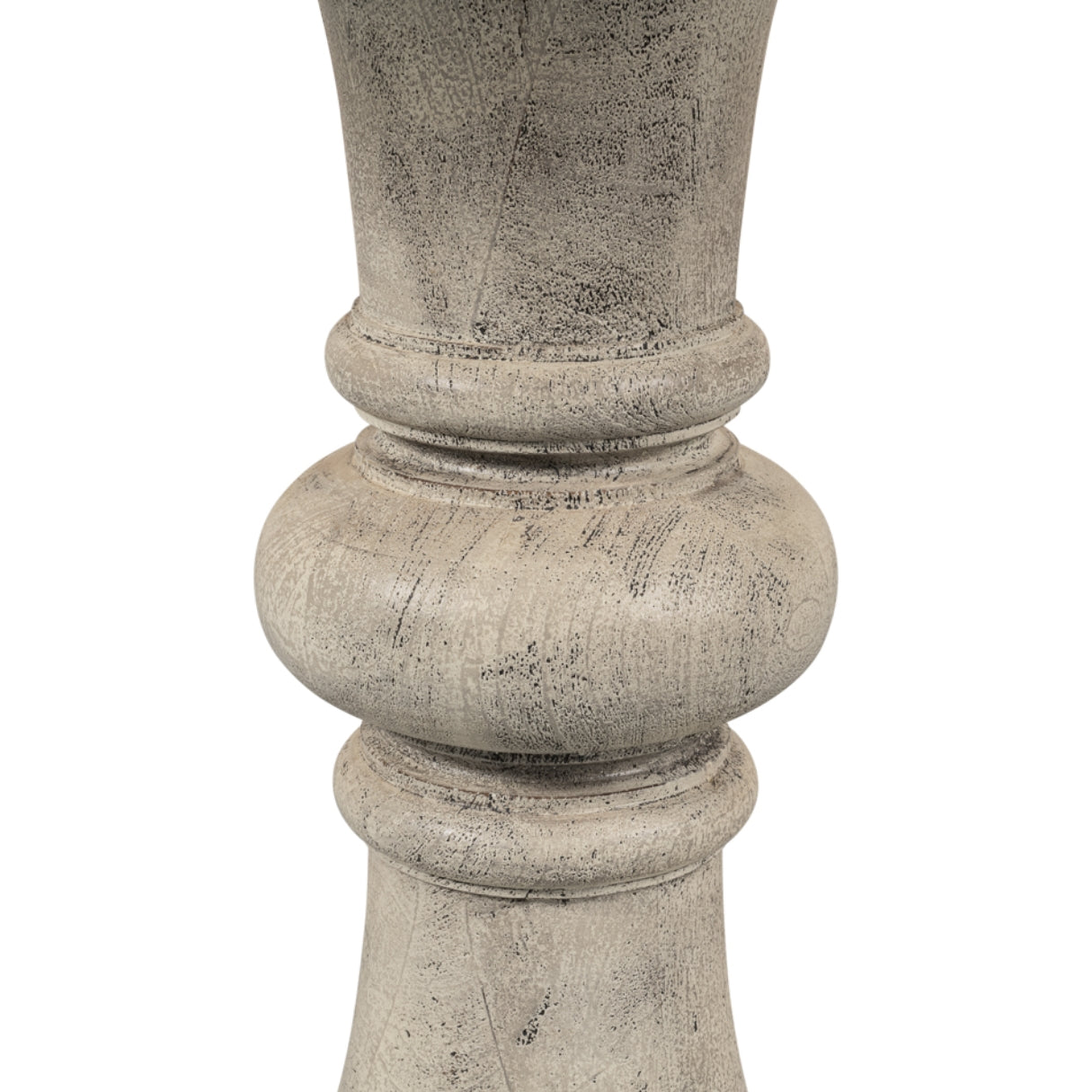 Statuesque Distressed Pedestal Table