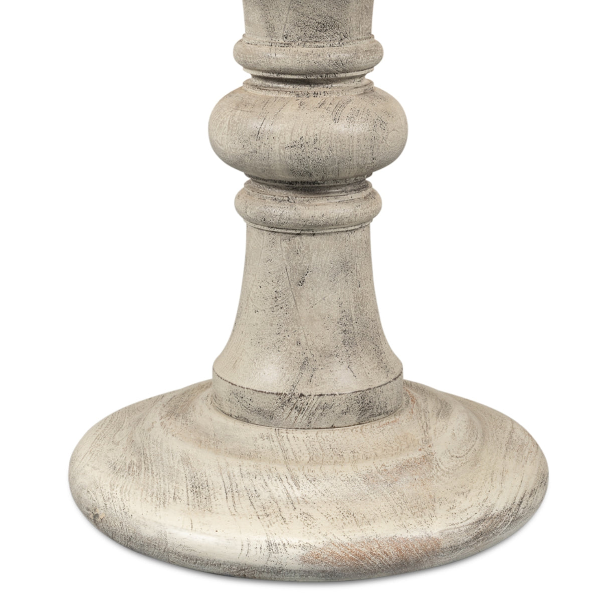 Statuesque Distressed Pedestal Table