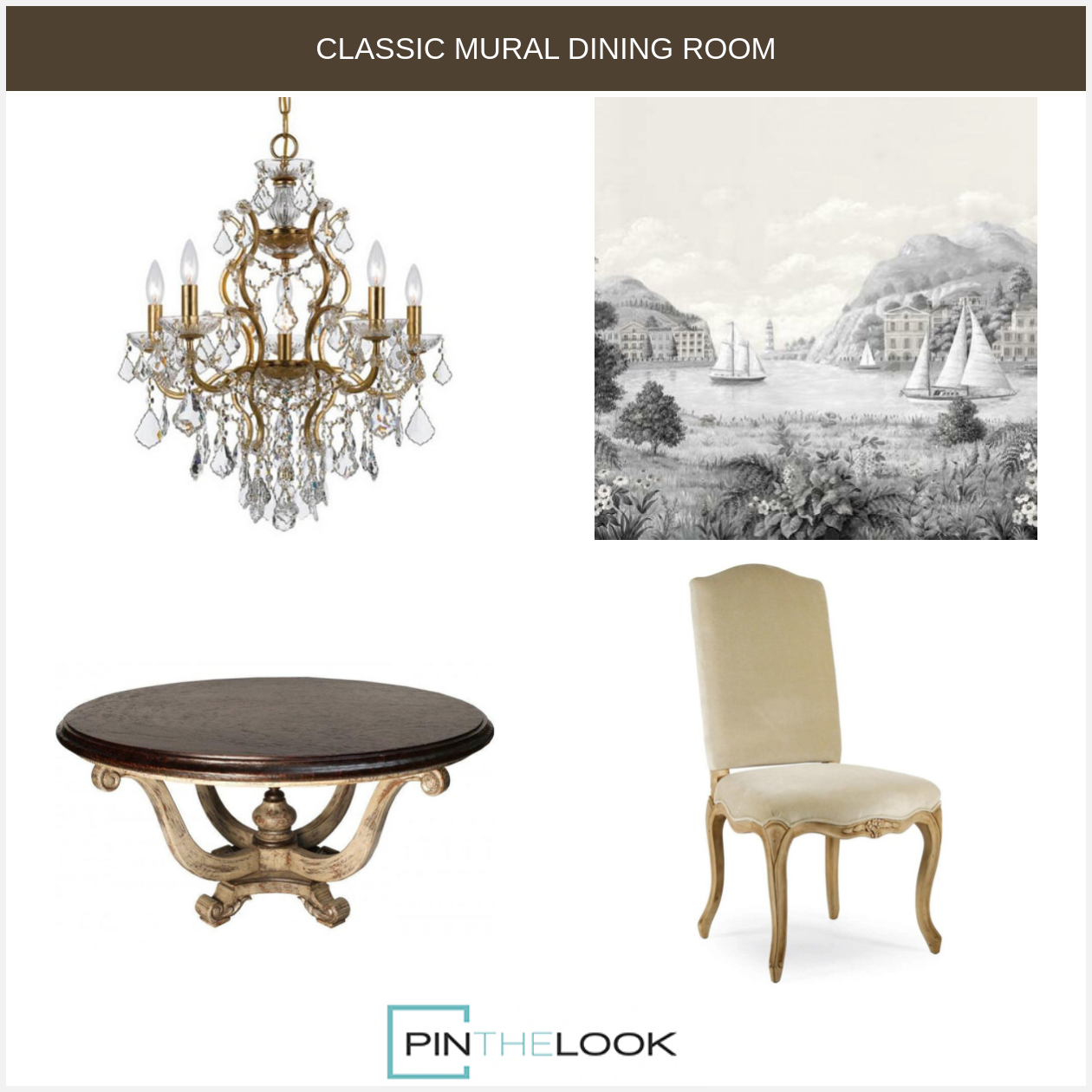 Parisian Parlor Crystal Gold Chandelier