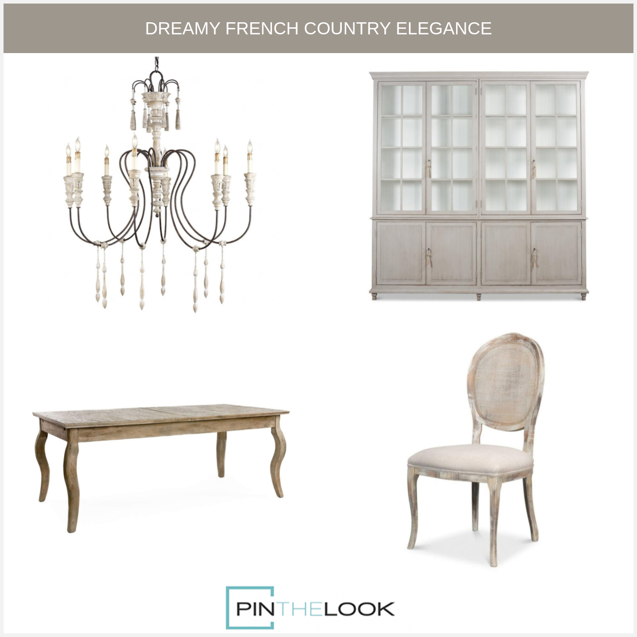 Shabby Chic and Iron Chandelier