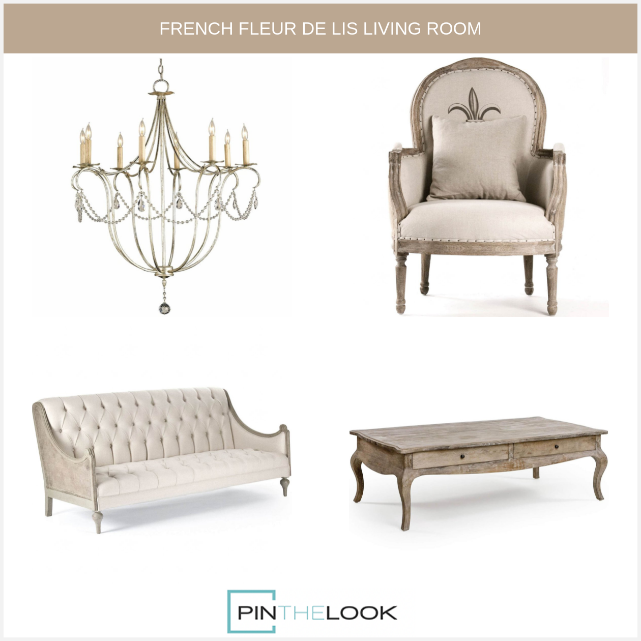 Tufted French Salon Sofa