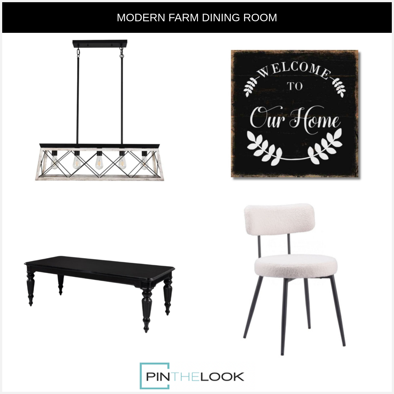 Scarlett Noir Dining Table