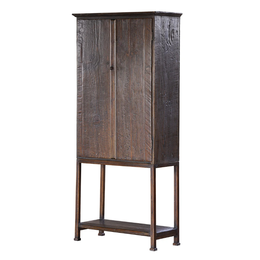 Rectangular Dark Brown Cabinet