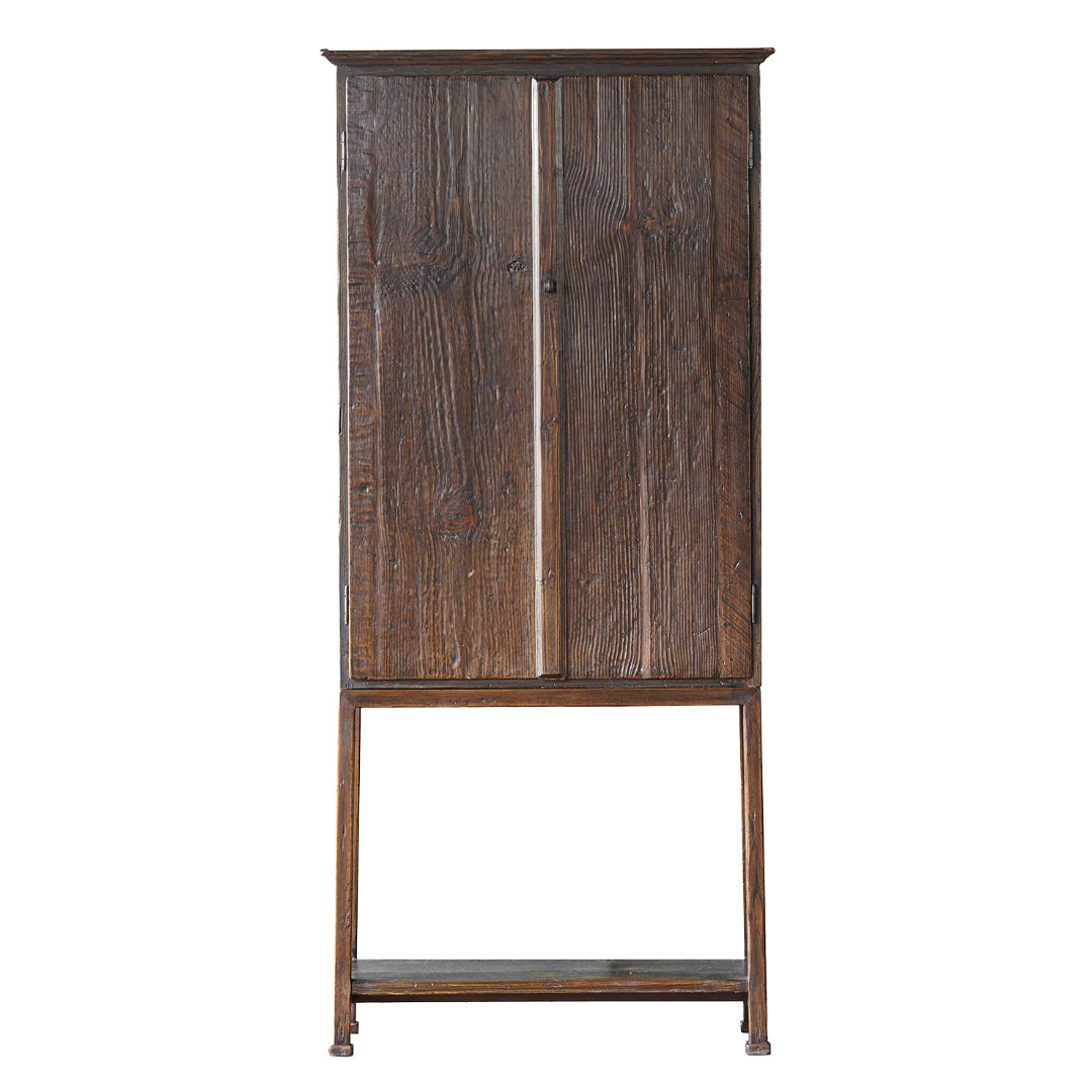 Rectangular Dark Brown Cabinet