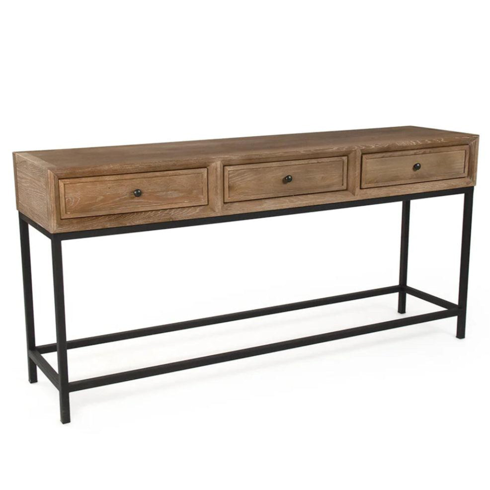 Rectangular Rustic Console Table