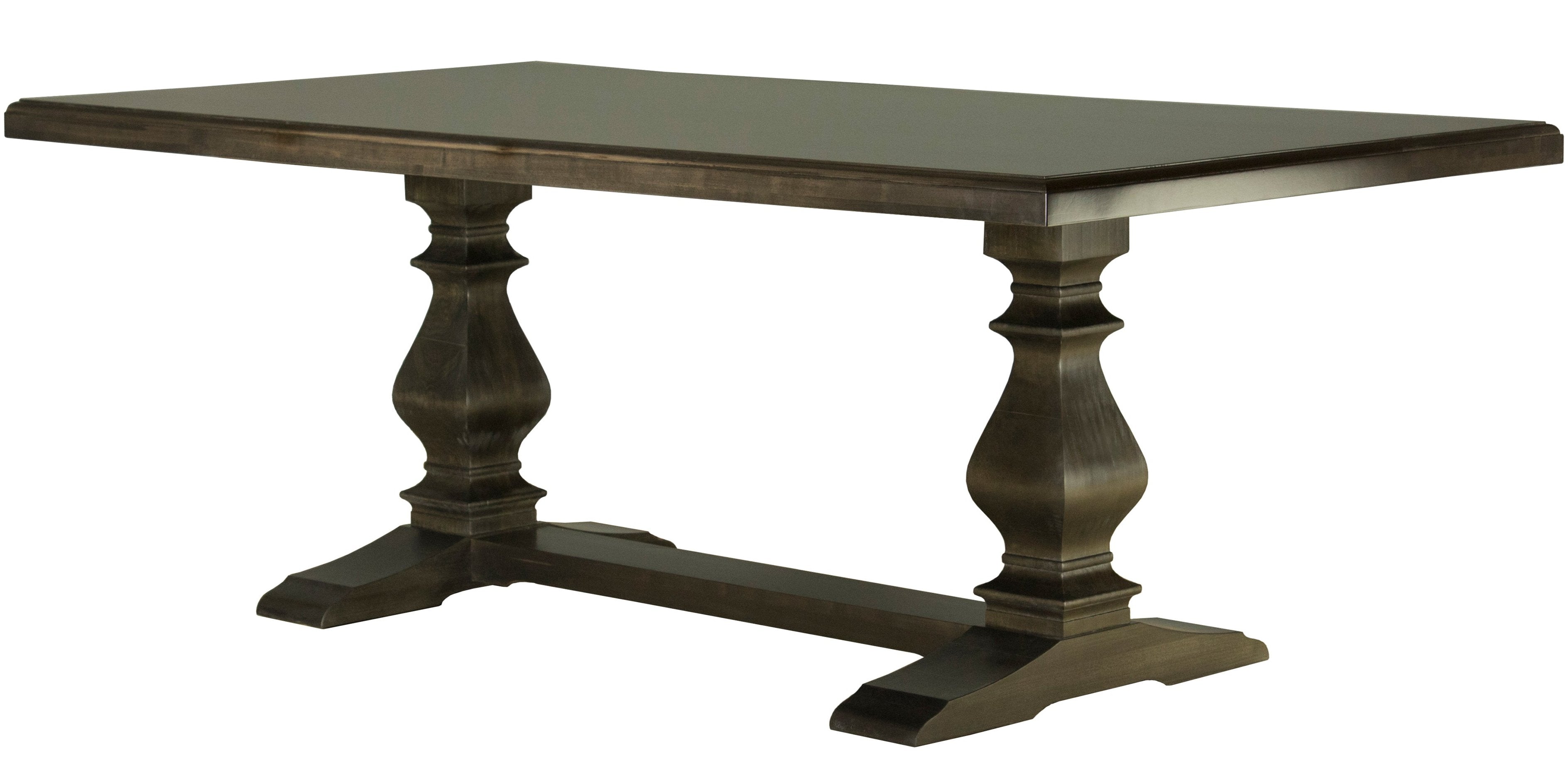 Country French Trestle Pedestal Dining Table