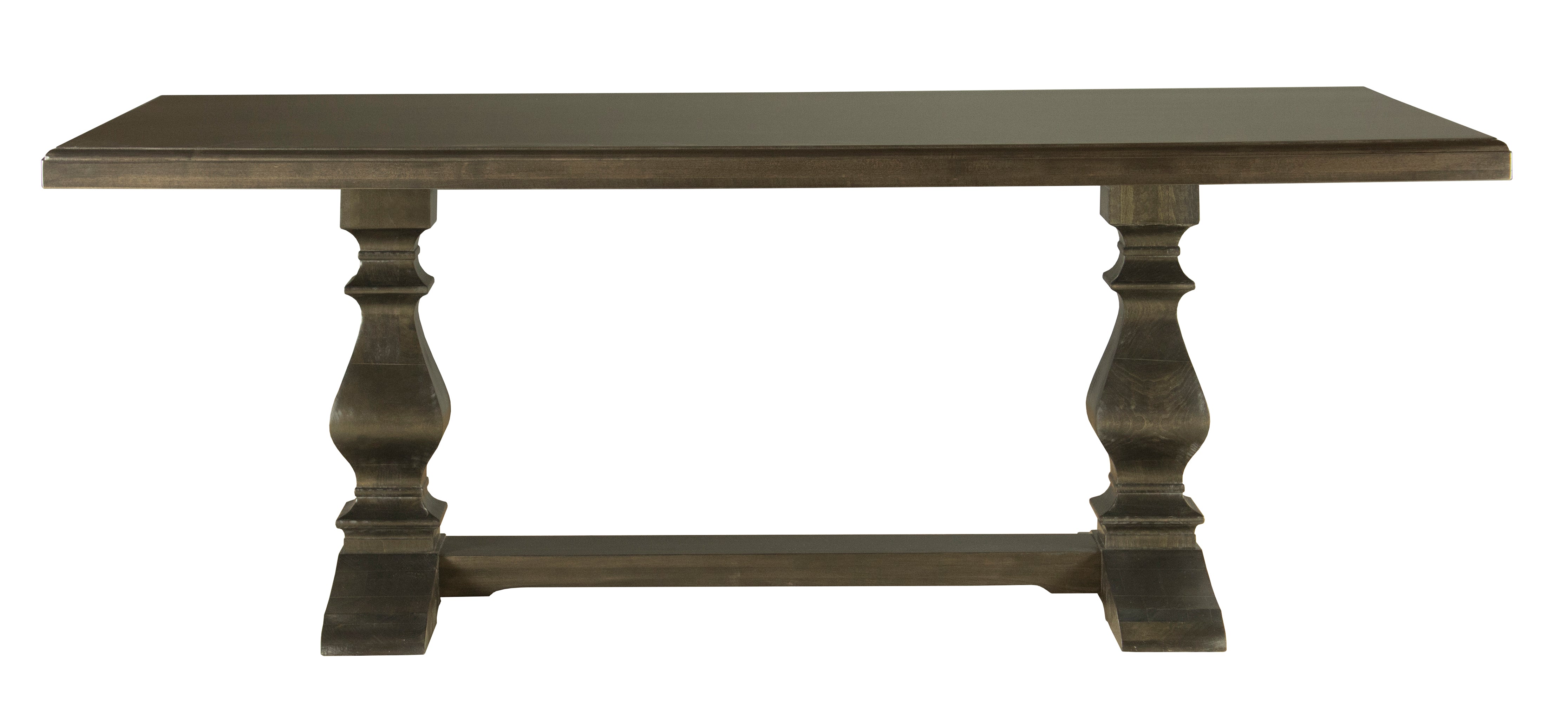 Country French Trestle Pedestal Dining Table