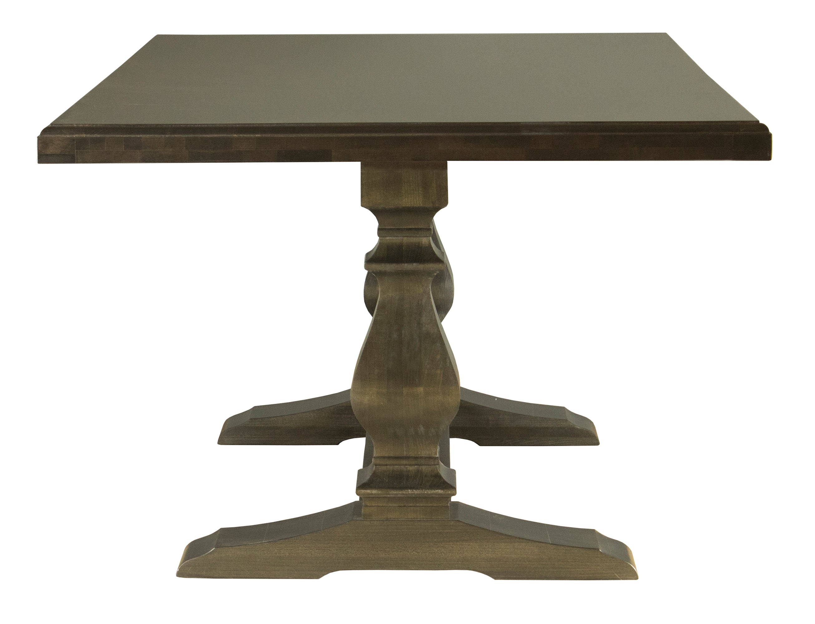 Country French Trestle Pedestal Dining Table