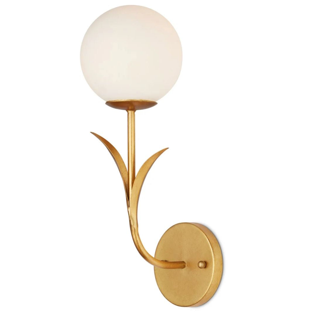 Globe-Shaped Bulb Wall Sconce