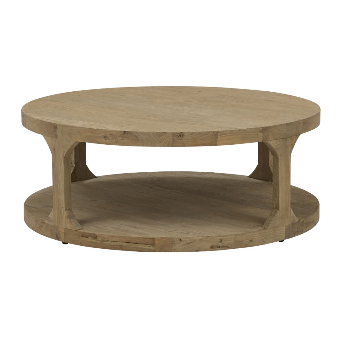 Rustic Round Farmhouse Coffee Table