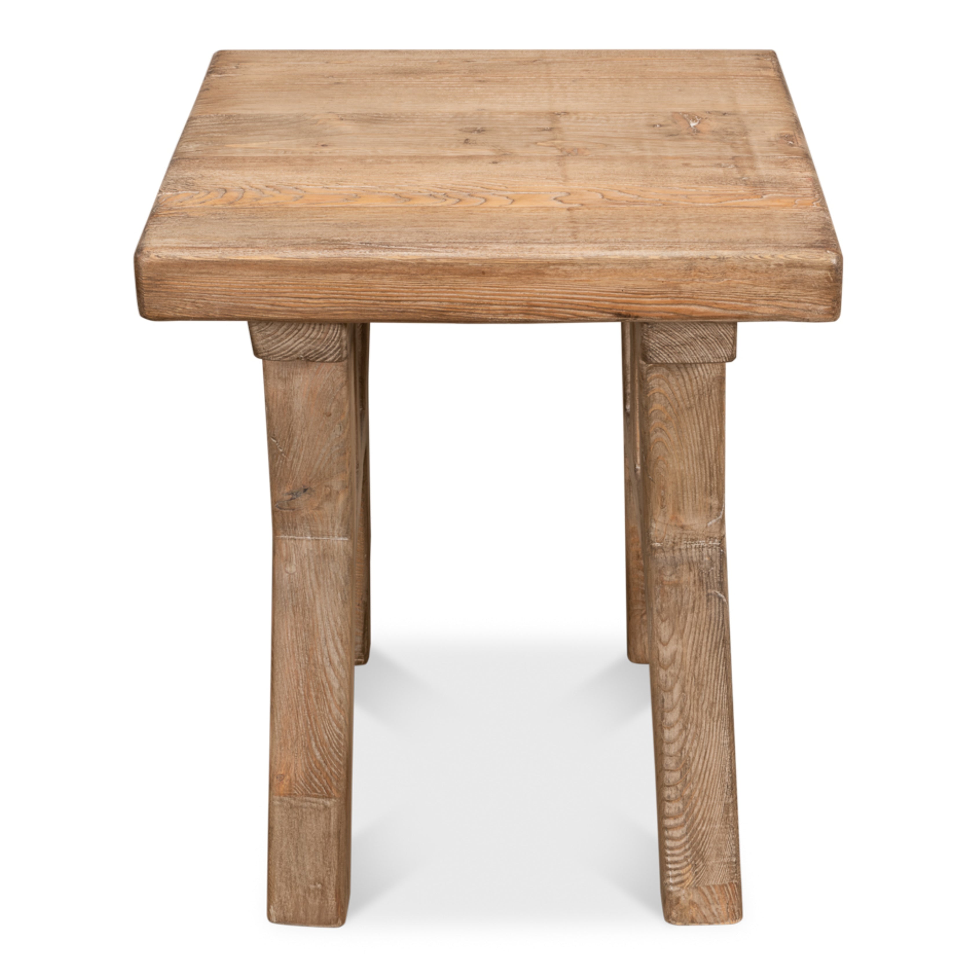 Rustic Trestle Side Table