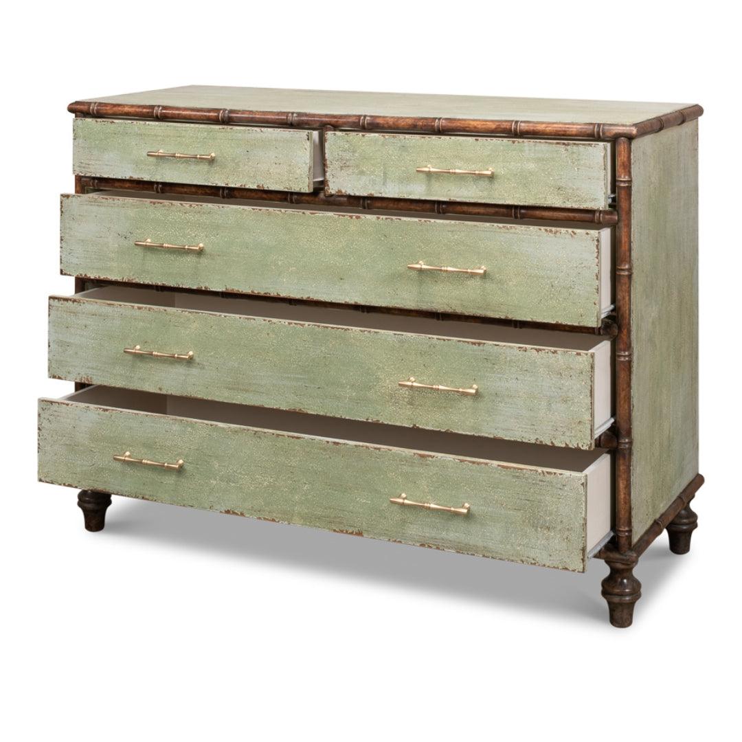 Willow Green Rustic Allure Chest