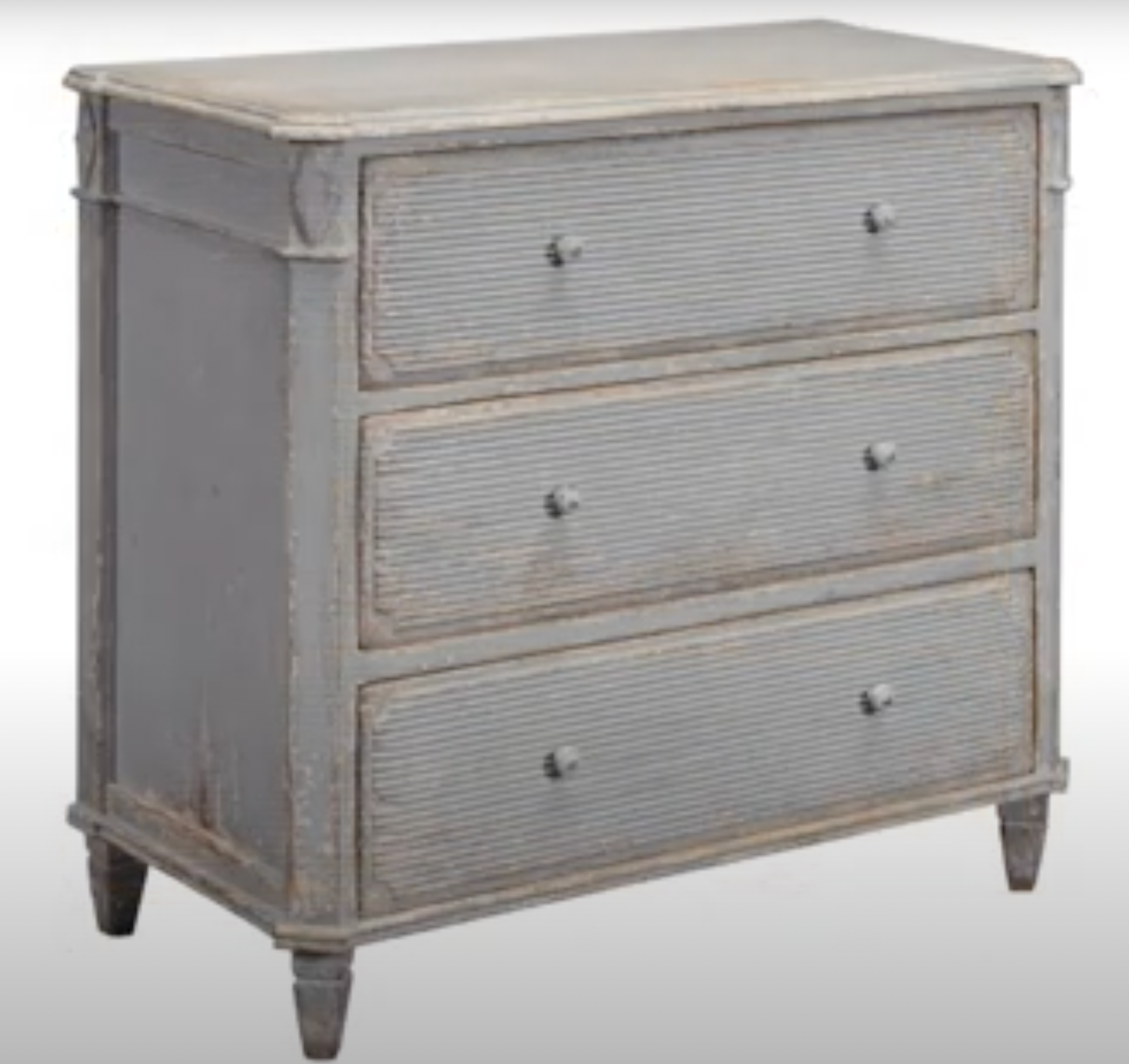 Distressed Blue Drawer Chest