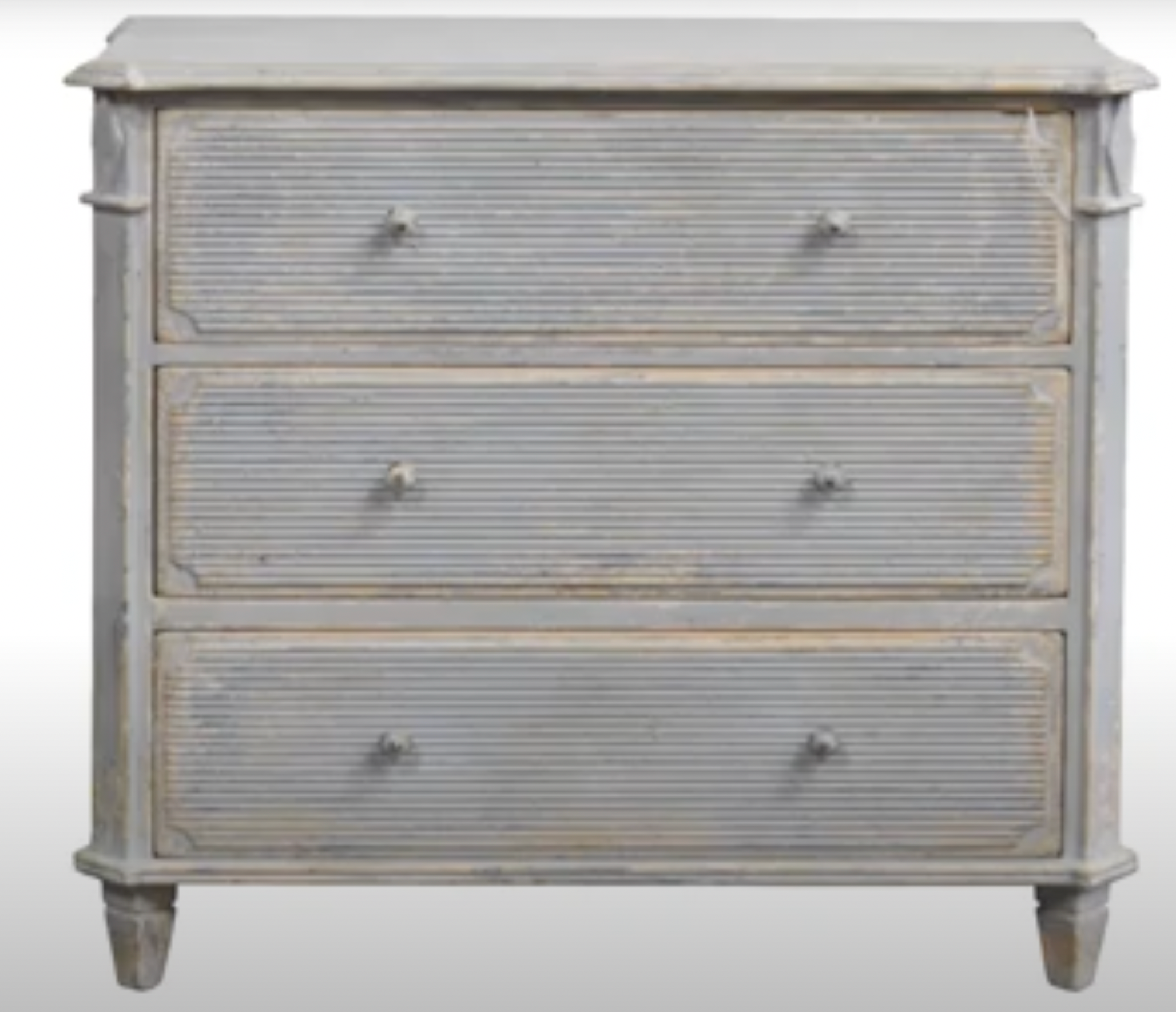 Distressed Blue Drawer Chest