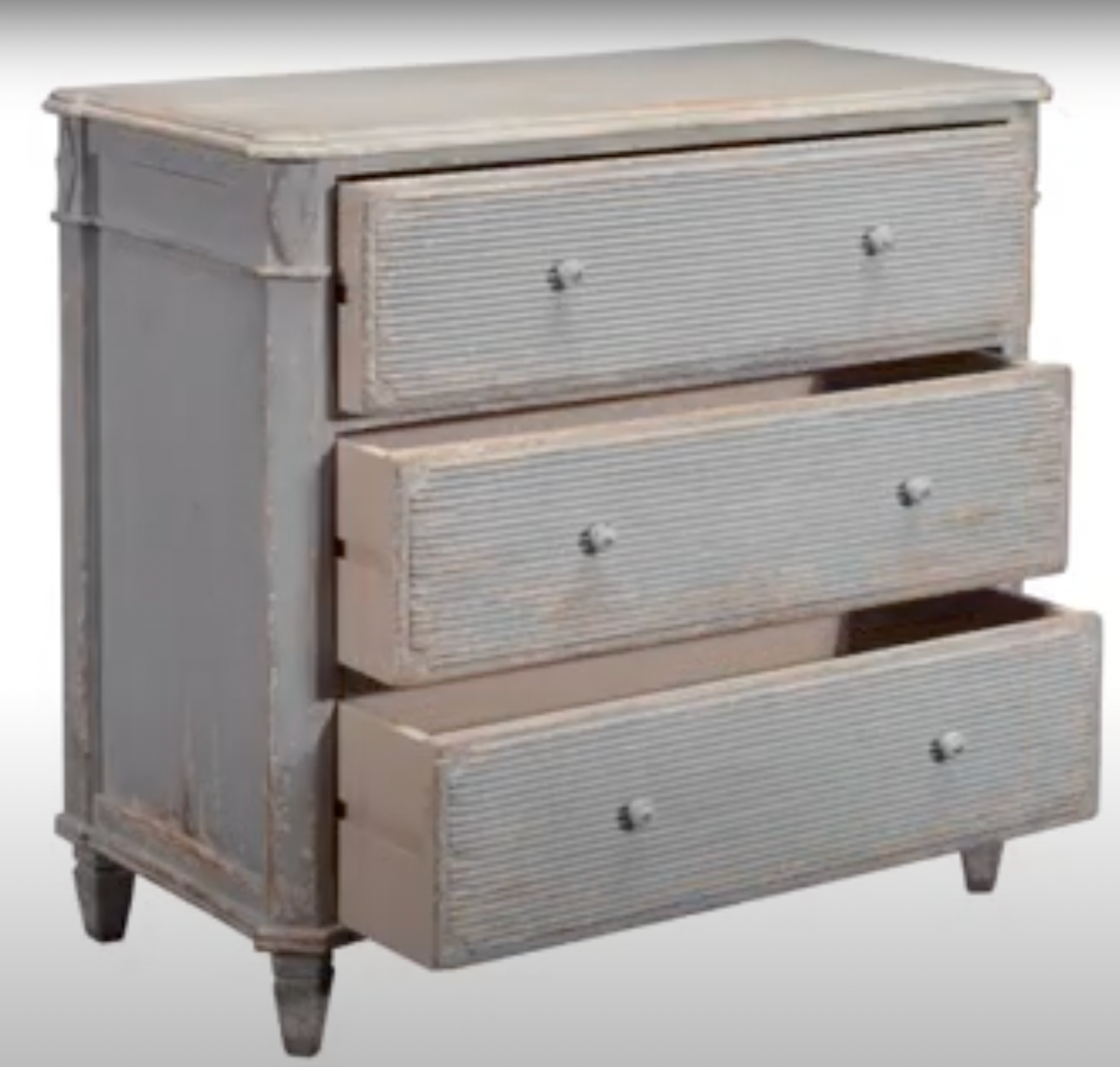 Distressed Blue Drawer Chest