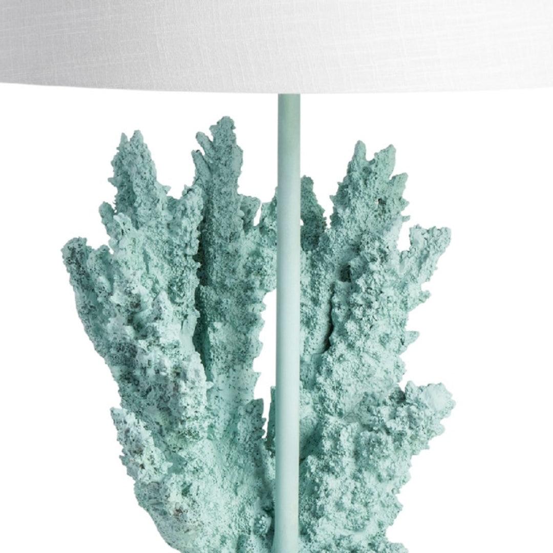 Sea Blue Coral Table Lamp