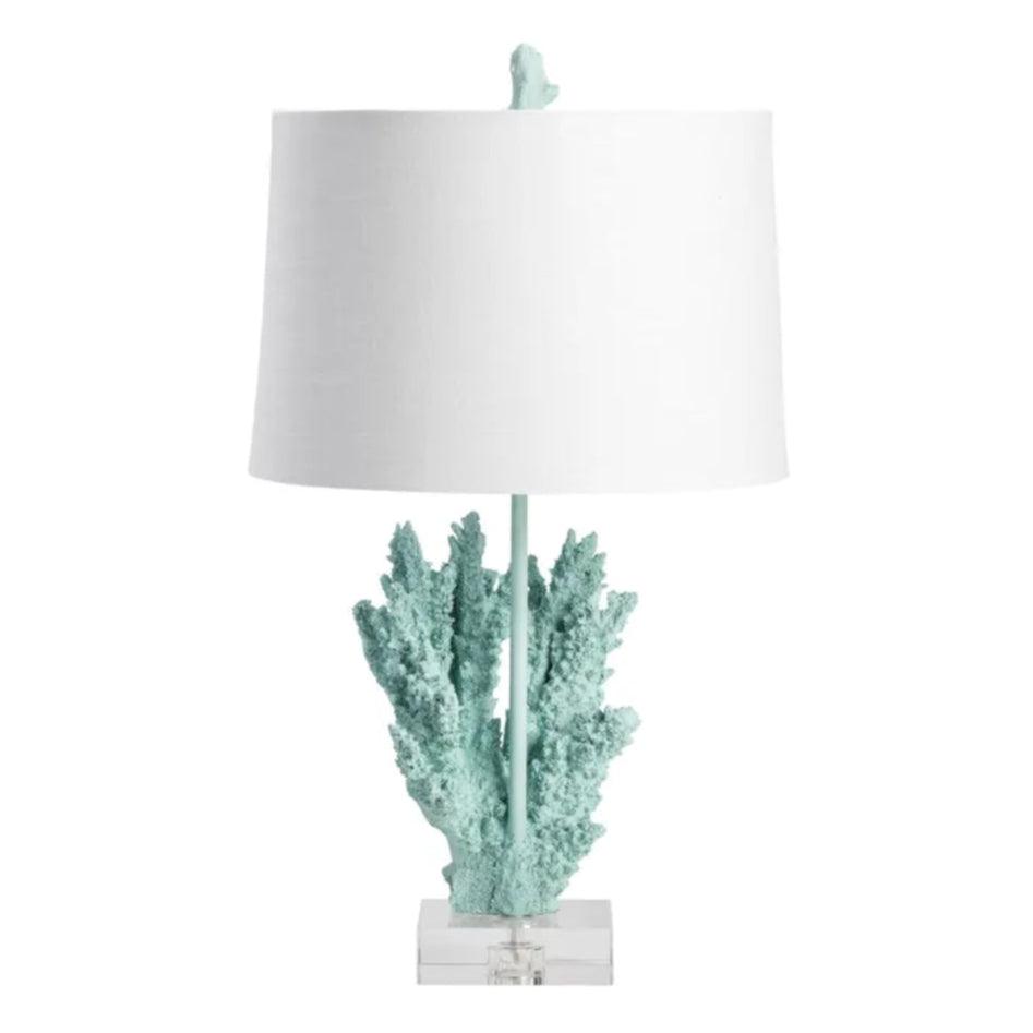 Sea Blue Coral Table Lamp