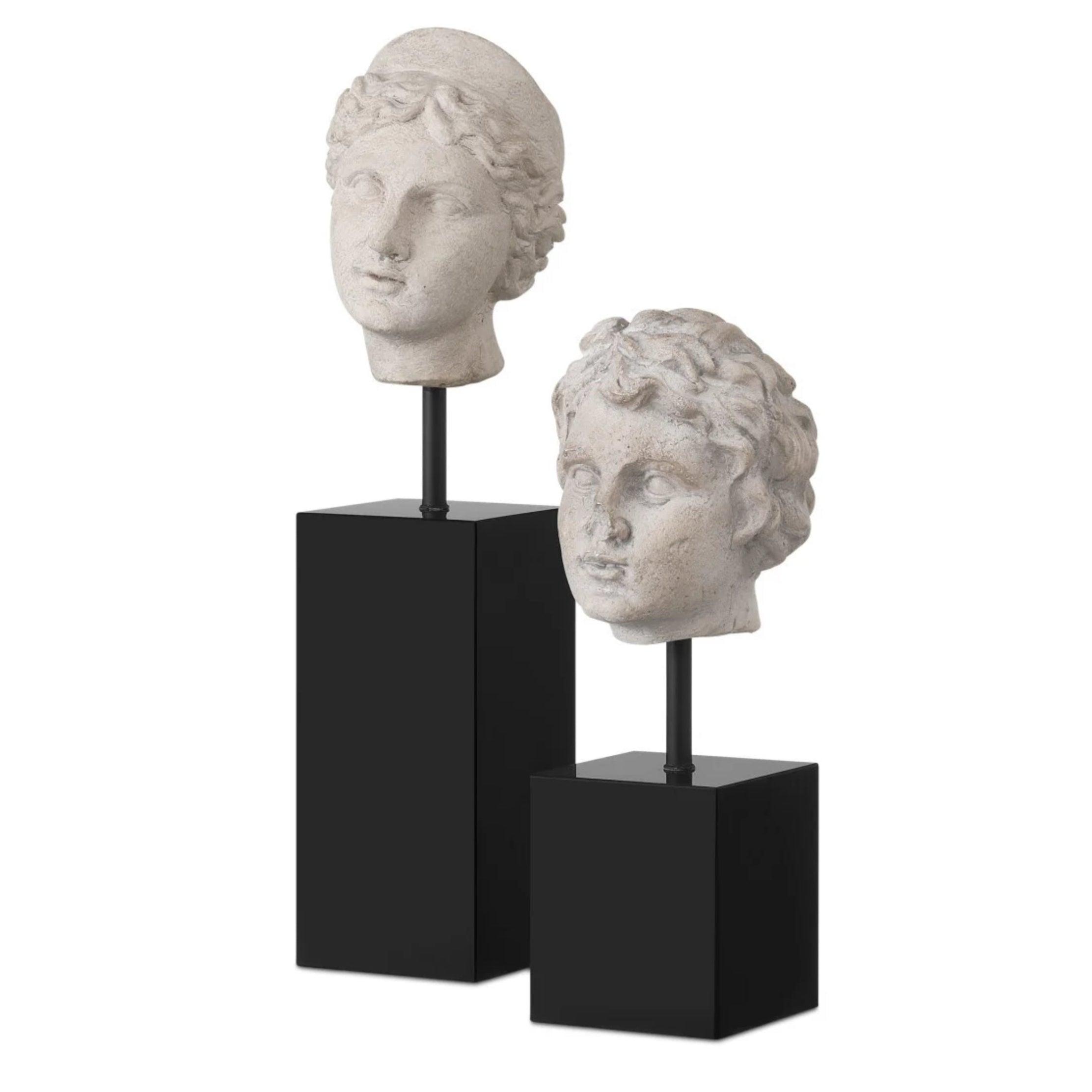 Venus Sculpture Heads - Set of 2