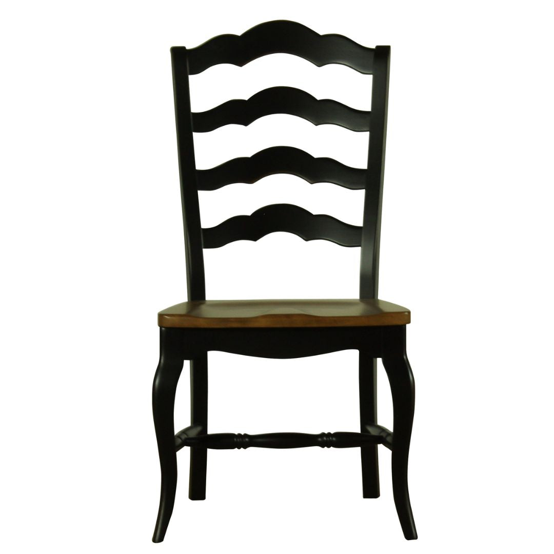 Classic French Country Ladder Back Side Chair