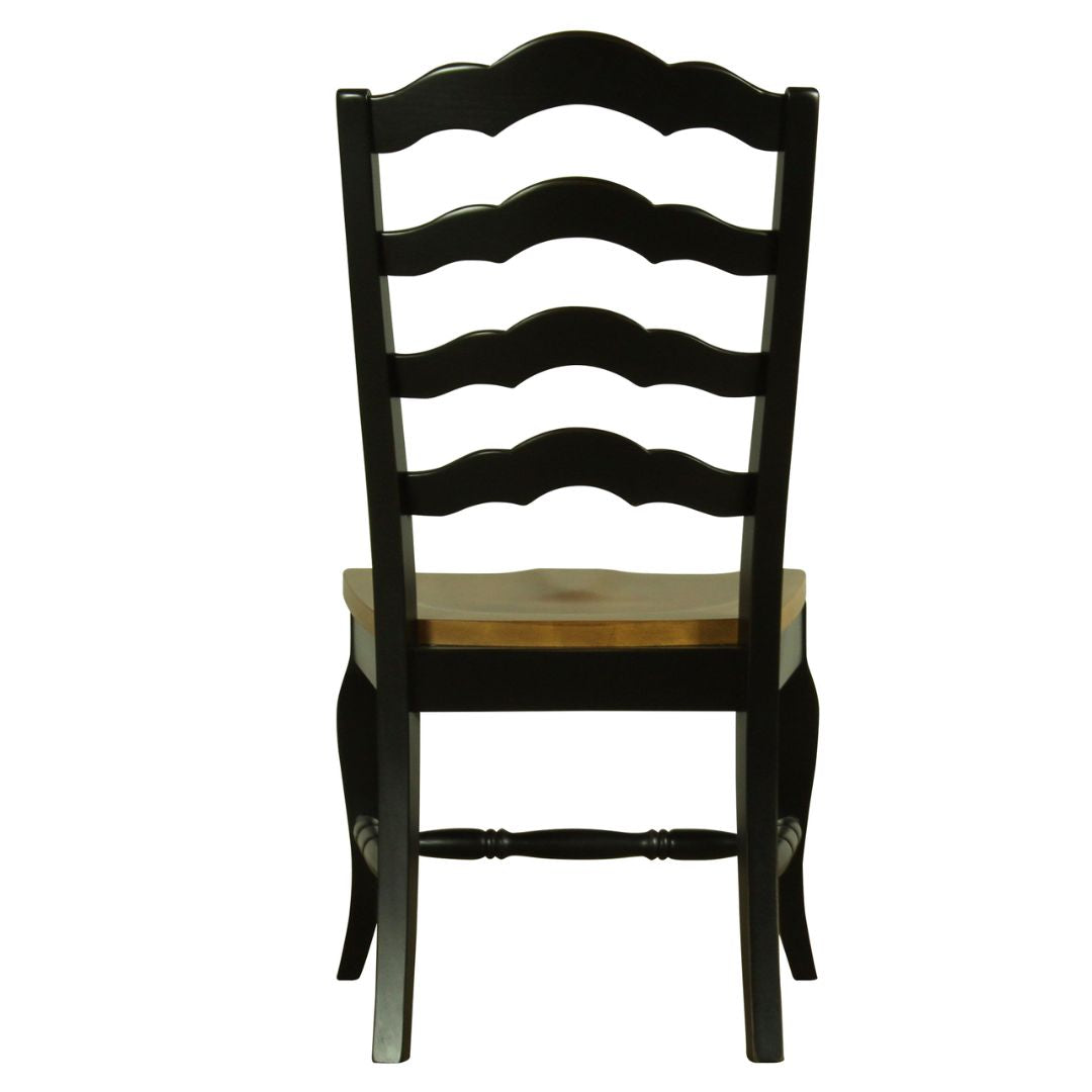 Classic French Country Ladder Back Side Chair