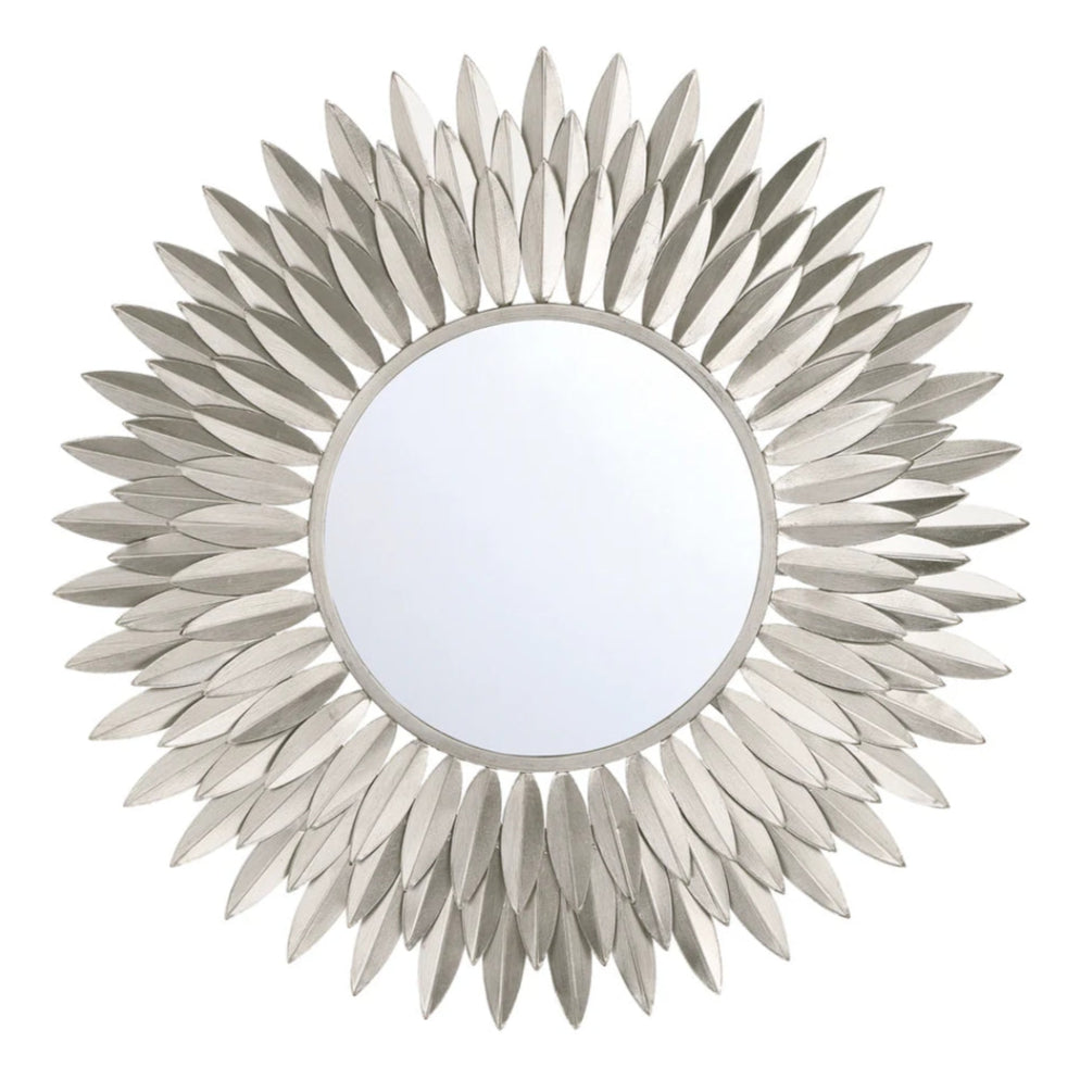 Sunburst Leaf Mirror