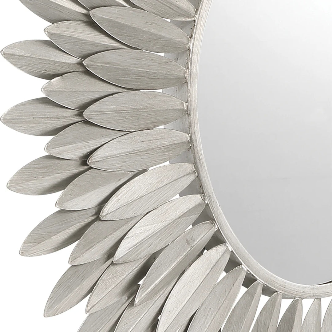 Sunburst Leaf Mirror