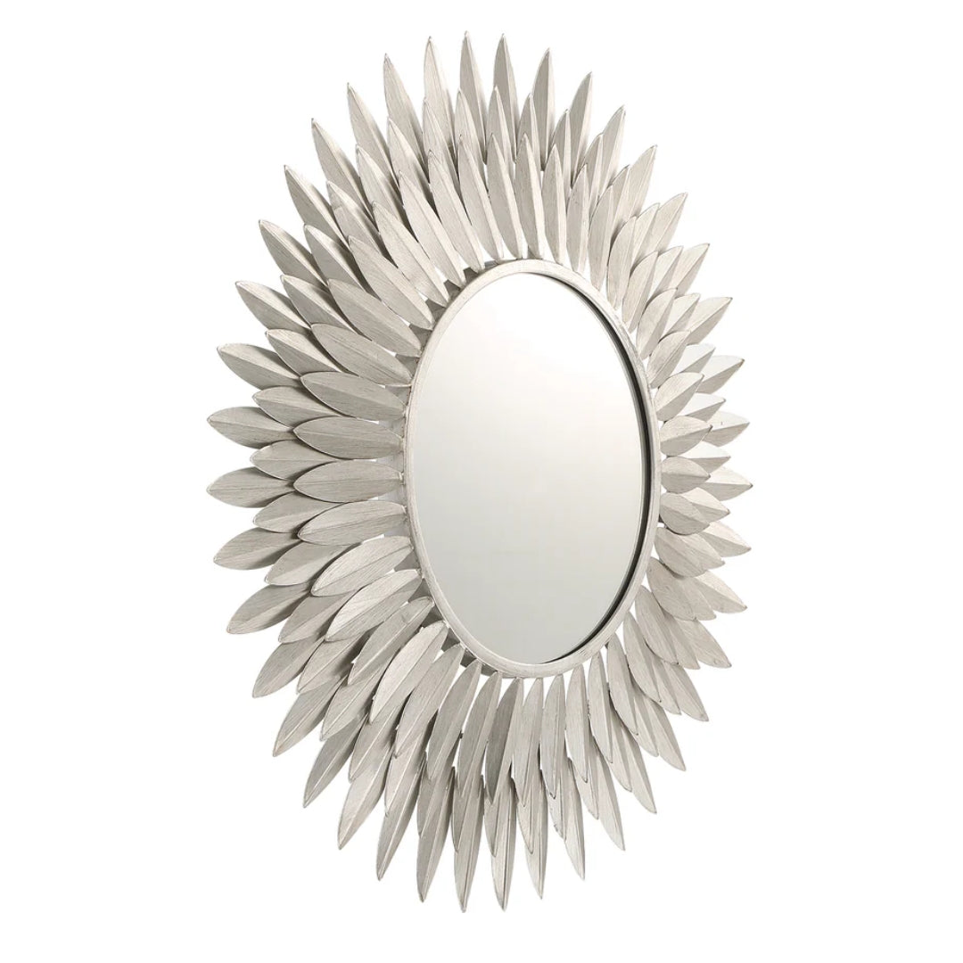 Sunburst Leaf Mirror