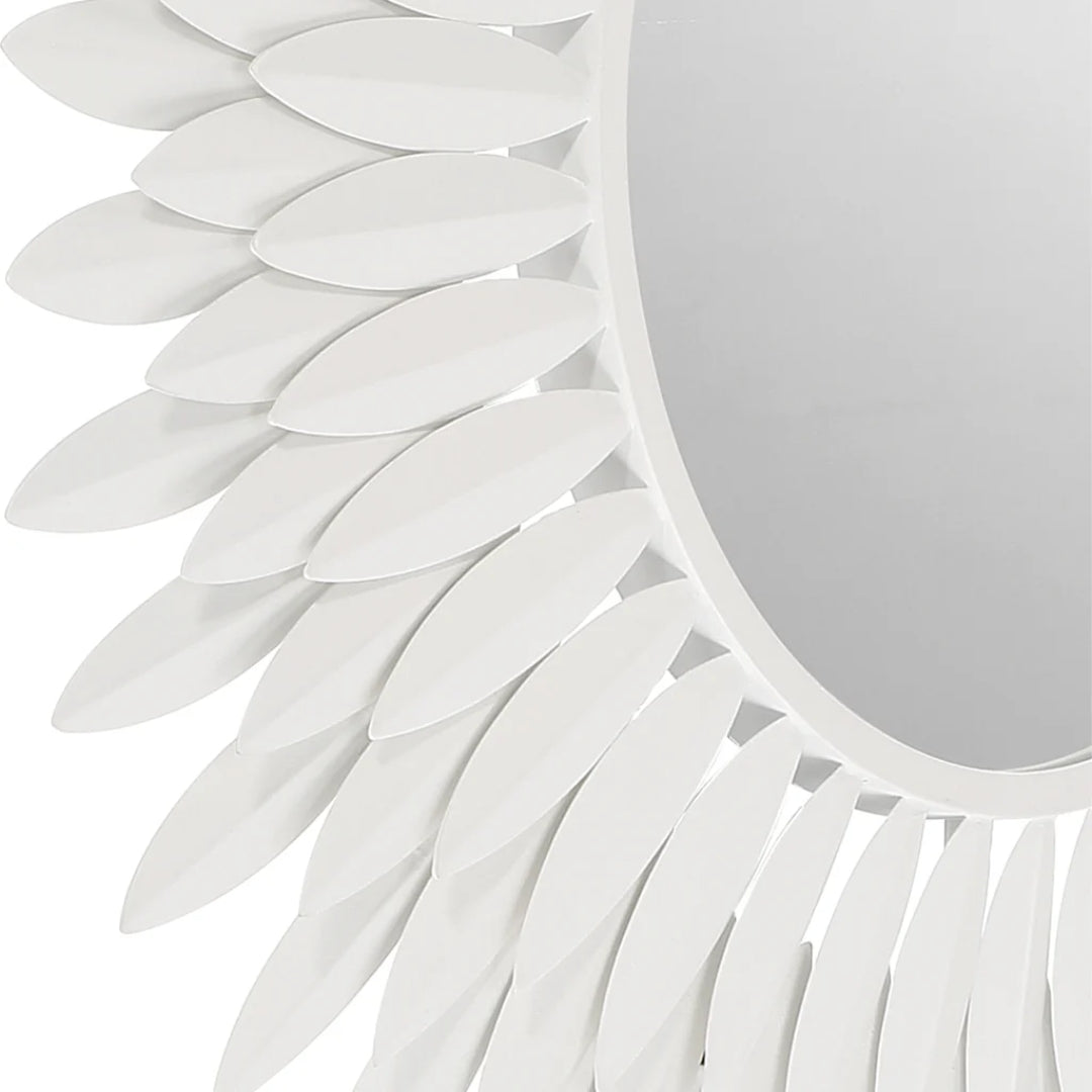 Sunburst Leaf Mirror