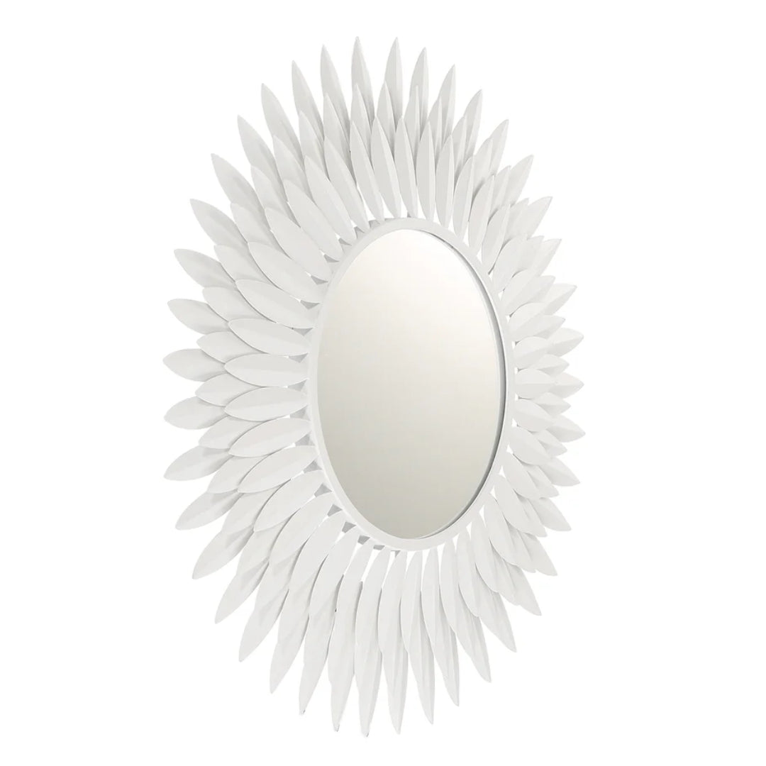 Sunburst Leaf Mirror