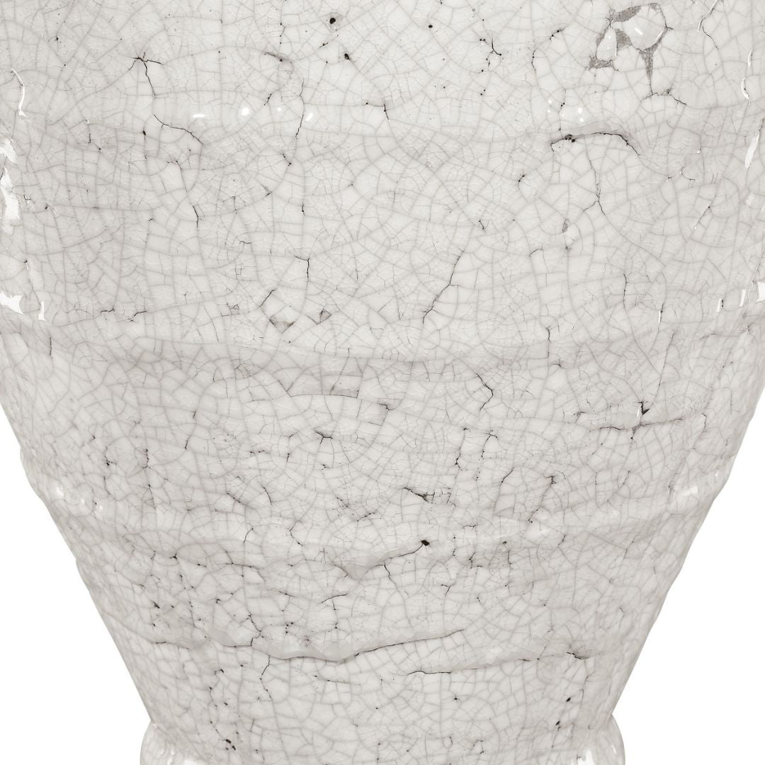 Antique White Glazed Jar