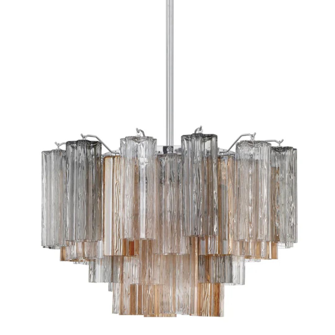 Tronchi Glass Tiered Chandelier