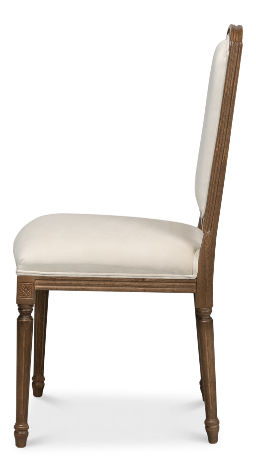 French Medallion Curved Top Side Chair - Set of 2