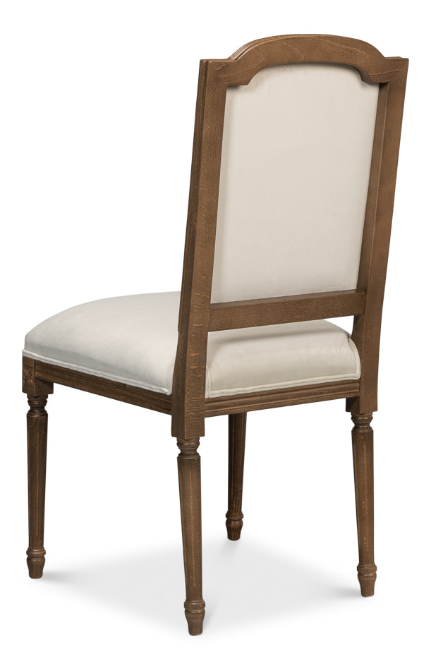 French Medallion Curved Top Side Chair - Set of 2