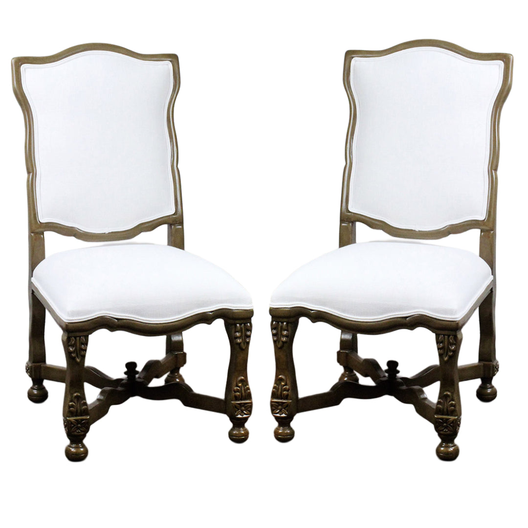 Victoria Finial Stretcher Dining Chair